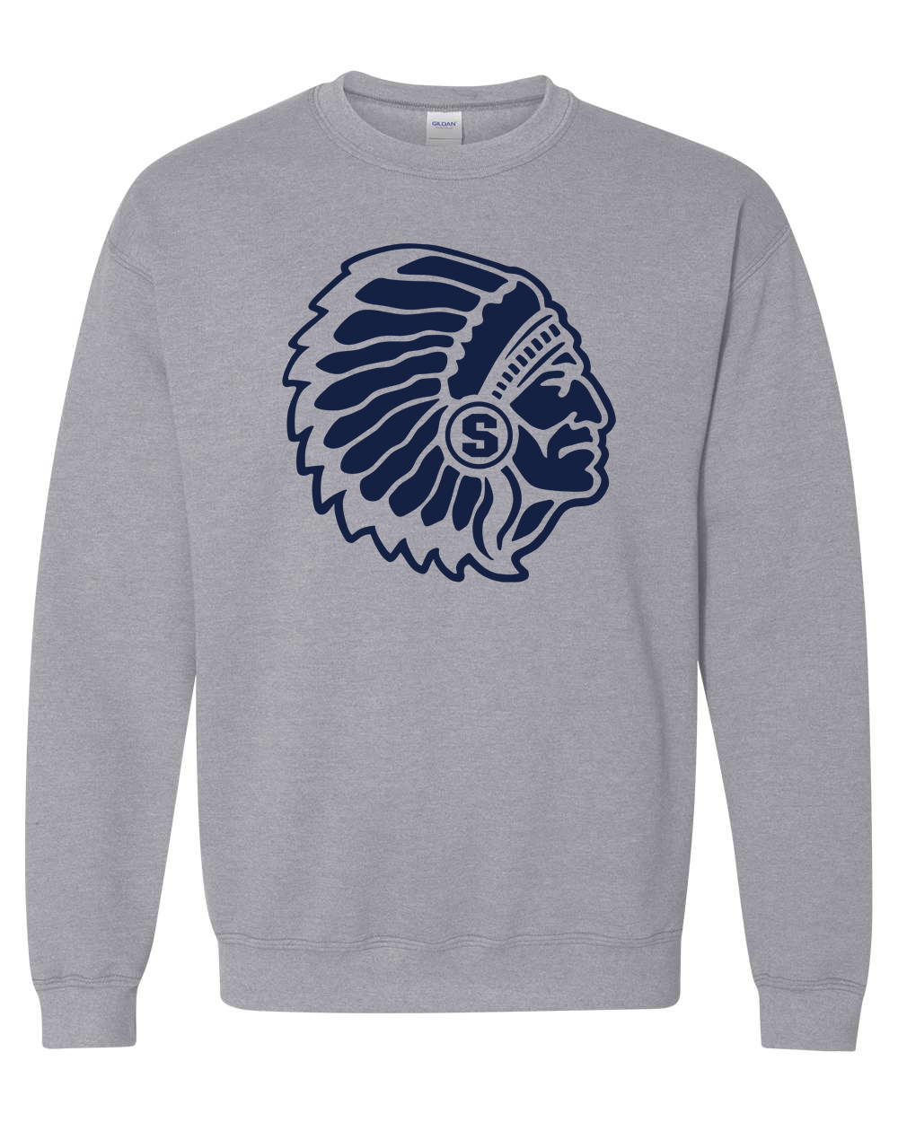 Warrior Head Crewneck Sweatshirt | SHS Spirit Wear