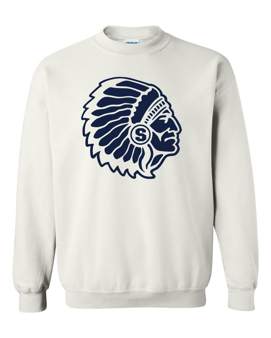 Warrior Head Crewneck Sweatshirt | SHS Spirit Wear