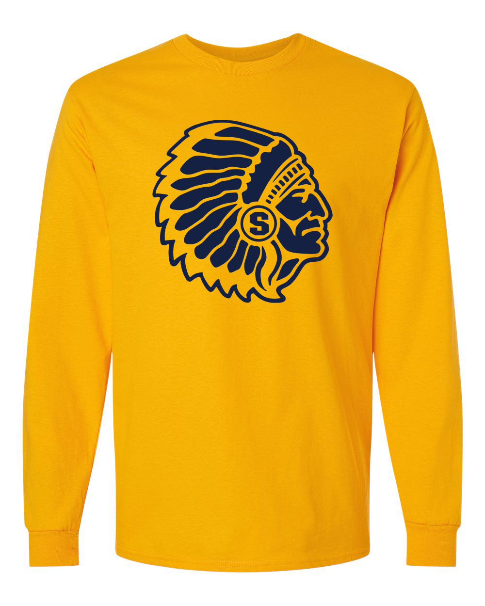 Warrior Head Long Sleeve Shirt | SHS Spirit Wear