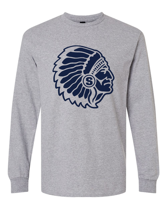 Warrior Head Long Sleeve Shirt | SHS Spirit Wear