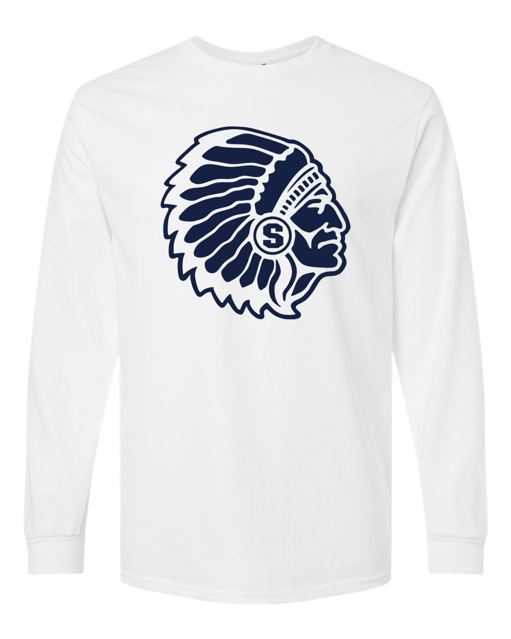 Warrior Head Long Sleeve Shirt | SHS Spirit Wear