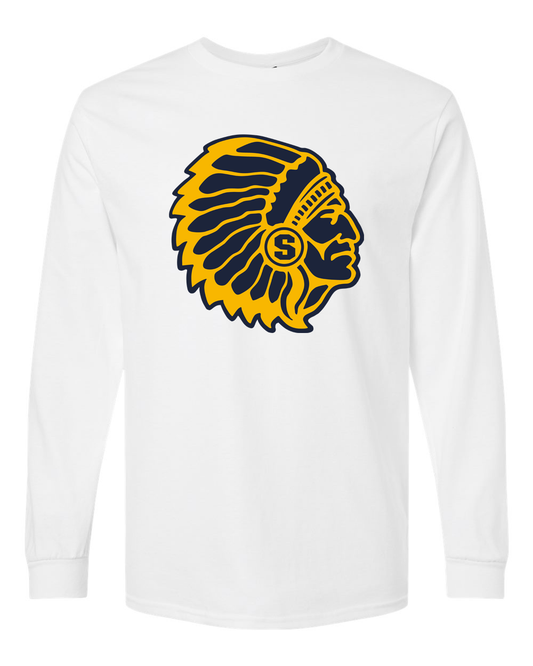 Warrior Head Long Sleeve Shirt | SHS Spirit Wear