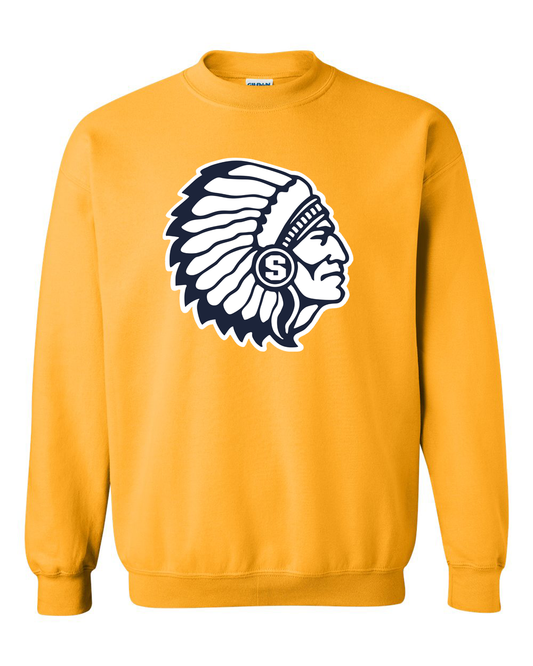 Warrior Head Crewneck Sweatshirt | SHS Spirit Wear