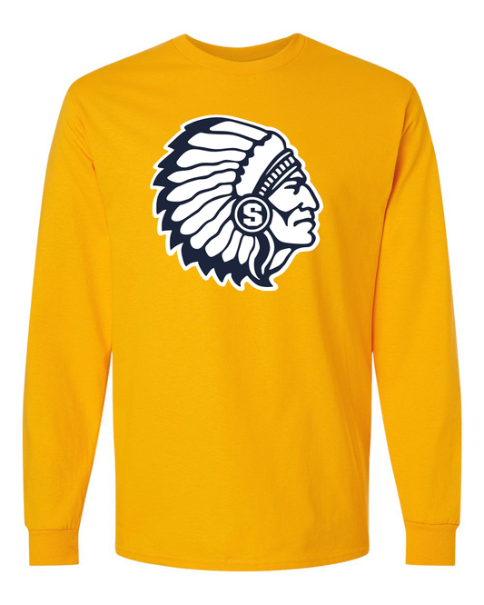 Warrior Head Long Sleeve Shirt | SHS Spirit Wear