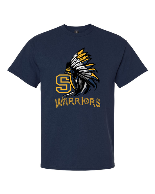Sterling Warriors Headdress T-Shirt | SHS Spirit Wear