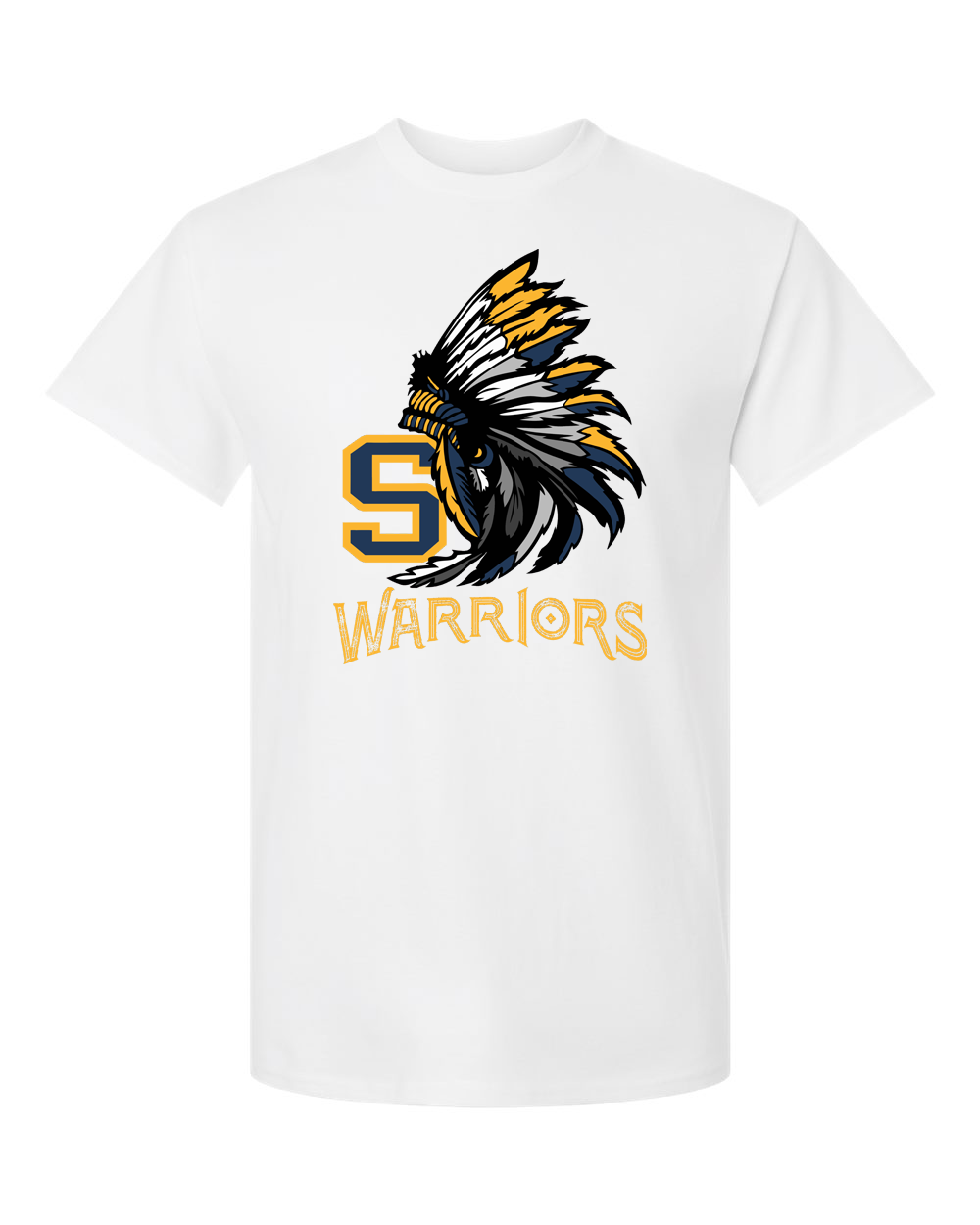 Sterling Warriors Headdress T-Shirt | SHS Spirit Wear