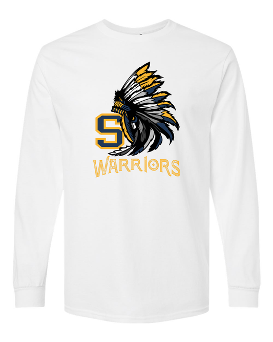 Sterling Warriors Headdress Long Sleeve Shirt | SHS Spirit Wear