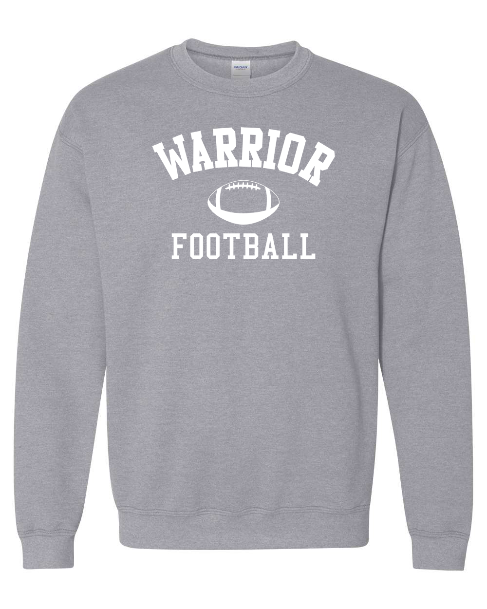 Warrior Icon Football Crewneck Sweatshirt | SHS Spirit Wear