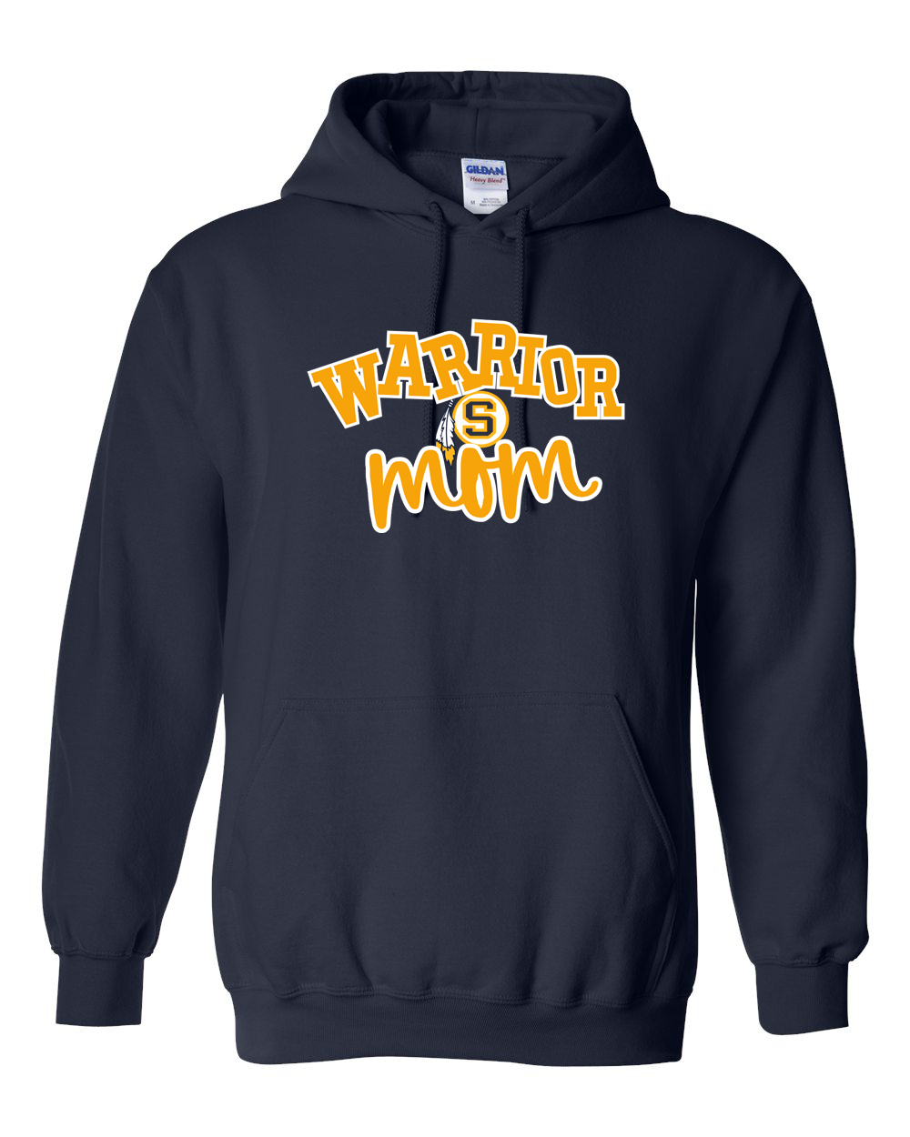 Warrior Mom S Logo Sterling Hoodie | SHS Spirit Wear