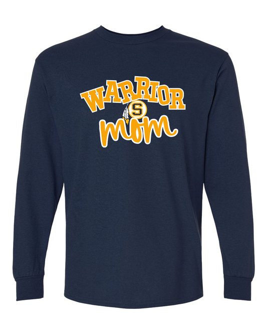 Warrior Mom S Logo Sterling Long Sleeve Shirt | SHS Spirit Wear