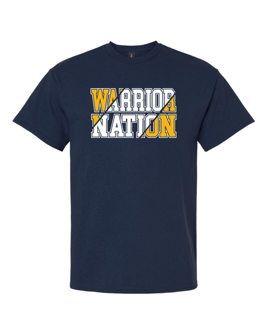 Warrior Nation Colorblock Sterling T-Shirt | SHS Spirit Wear