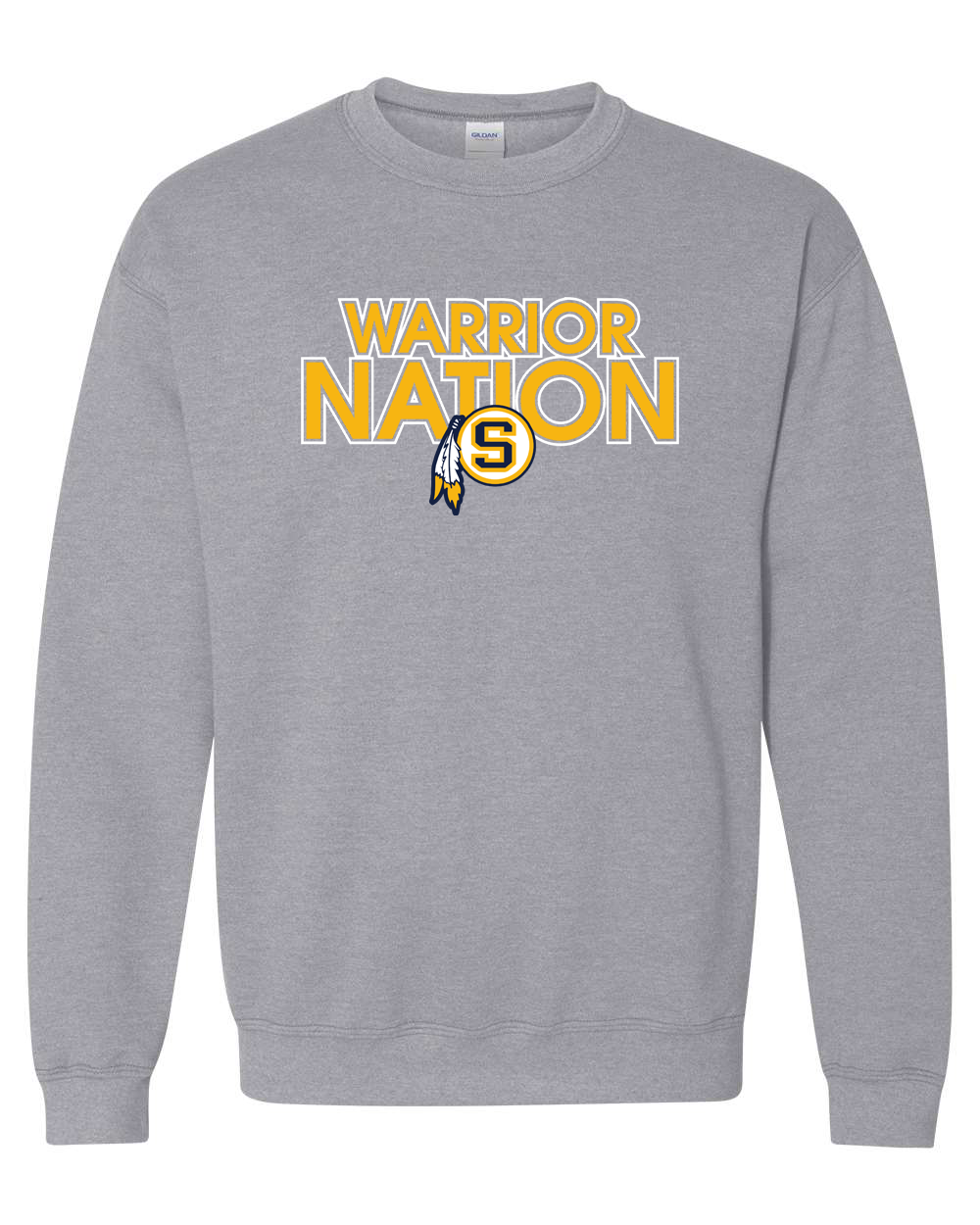 Warrior Nation SFeather Crewneck Sweatshirt | SHS Spirit Wear