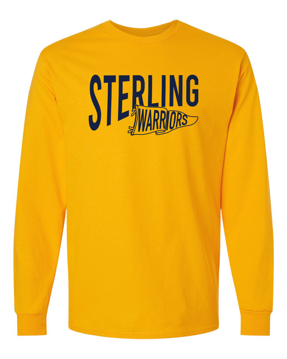 Warrior Pennant Long Sleeve Shirt | SHS Spirit Wear