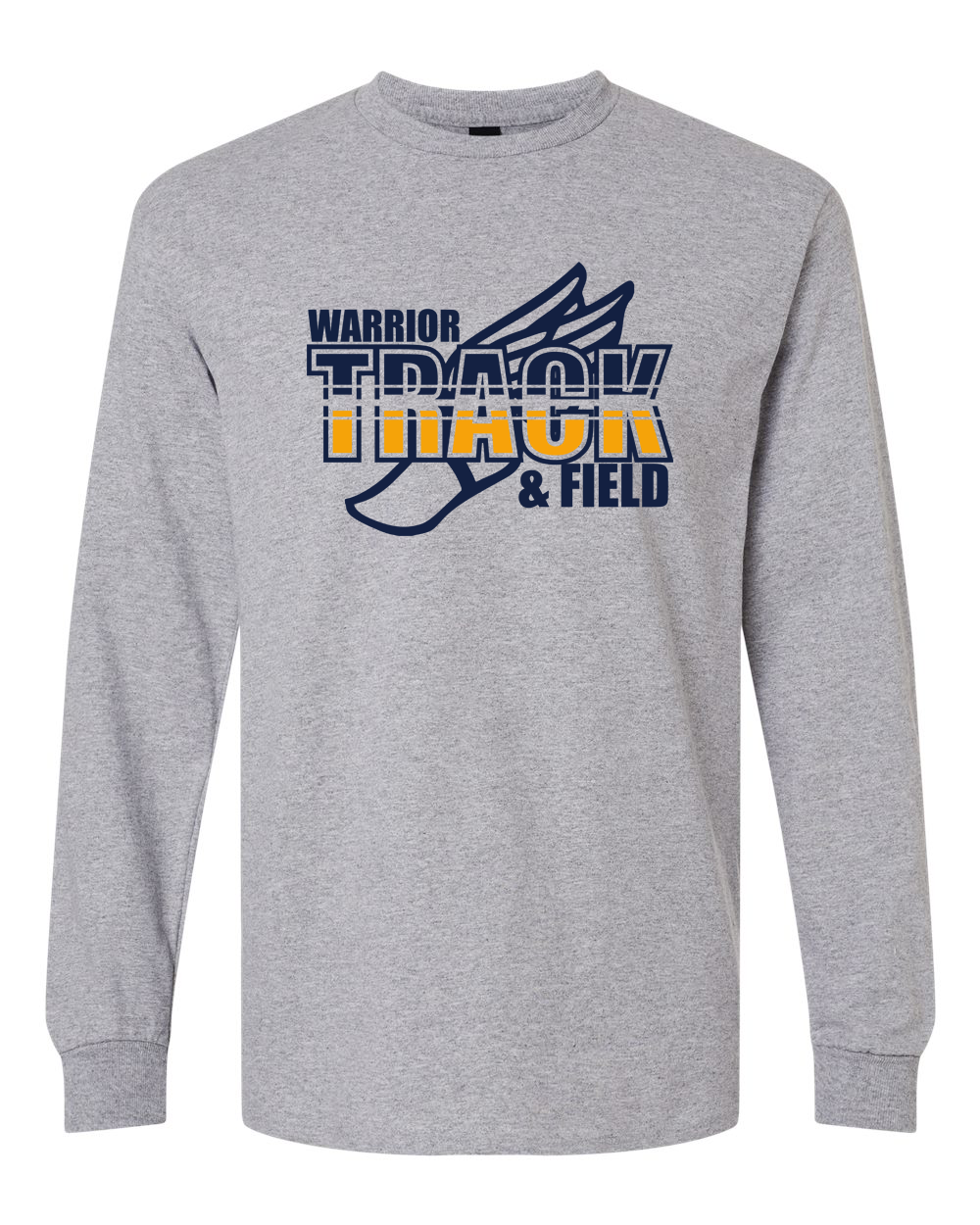 Warrior Track and Field Long Sleeve Shirt | SHS Spirit Wear