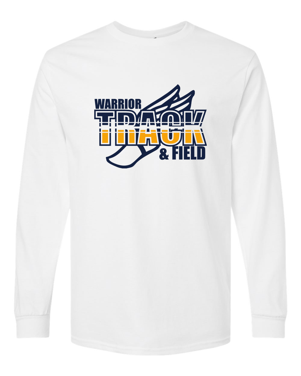 Warrior Track and Field Long Sleeve Shirt | SHS Spirit Wear