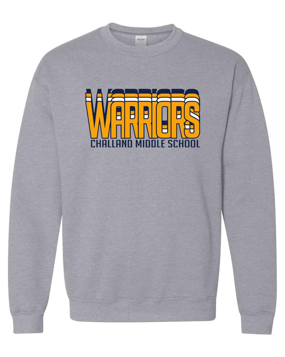 Warriors Challand Middle School Crewneck Sweatshirt | SHS Spirit Wear