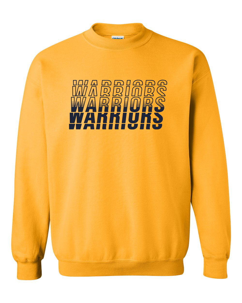 Warriors Repeat Sterling Crewneck Sweatshirt | SHS Spirit Wear