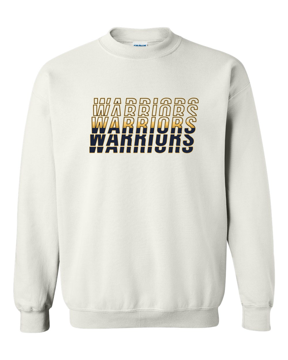 Warriors Repeat Sterling Crewneck Sweatshirt | SHS Spirit Wear