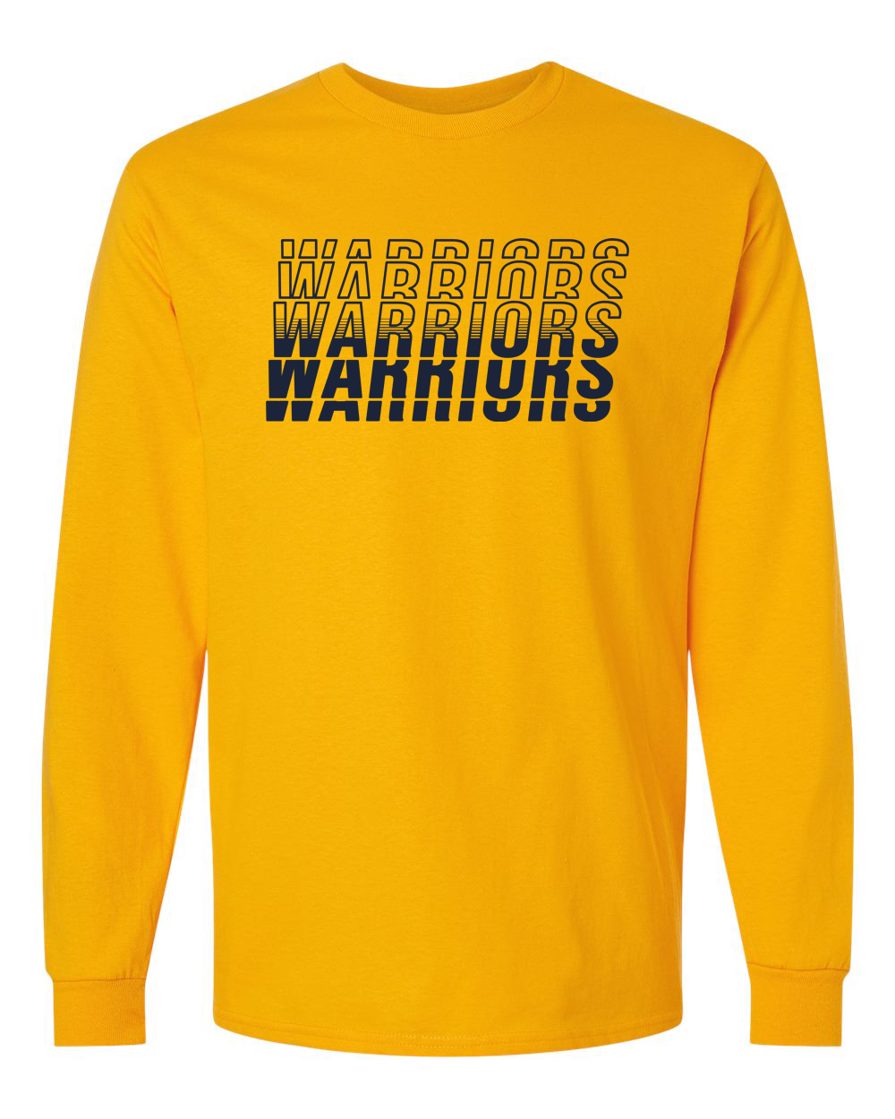 Warriors Repeat Sterling Long Sleeve Shirt | SHS Spirit Wear