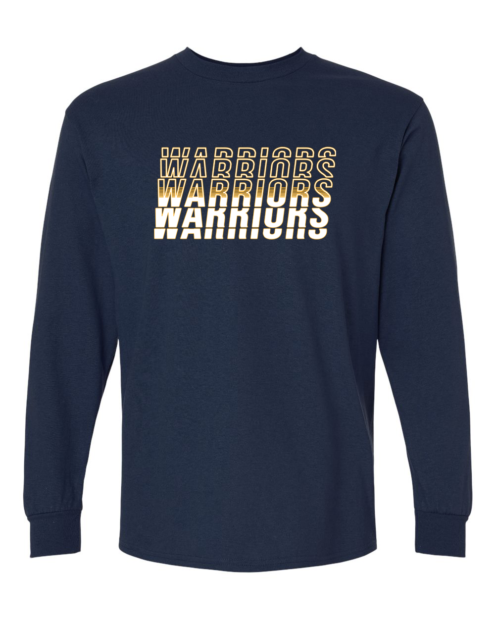 Warriors Half Repeat Long Sleeve Shirt | SHS Spirit Wear