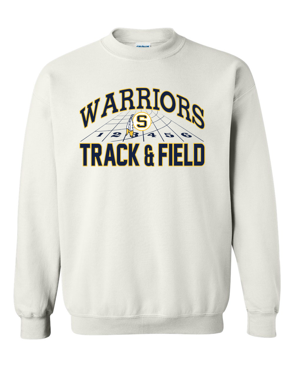 Sterling Warriors Track & Field Crewneck Sweatshirt | SHS Spirit Wear