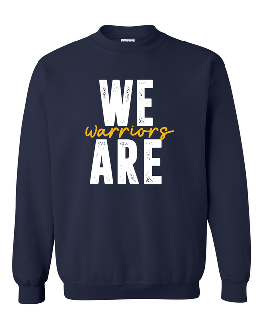 We Are Warriors Sterling Crewneck Sweatshirt | SHS Spirit Wear