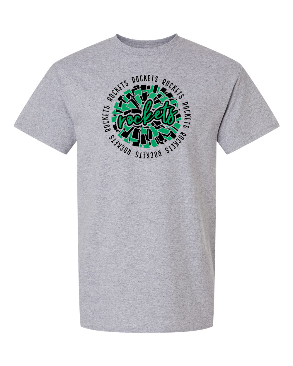 Rock Falls Rockets Repeating Cheer T-Shirt | RFHS Spirit Wear