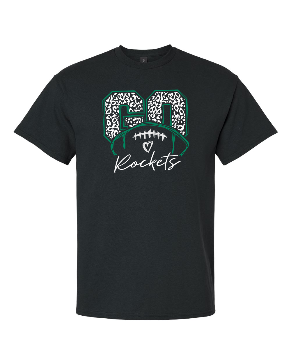 Go Rock Falls Rockets Cheetah Football T-Shirt | RFHS Spirit Wear