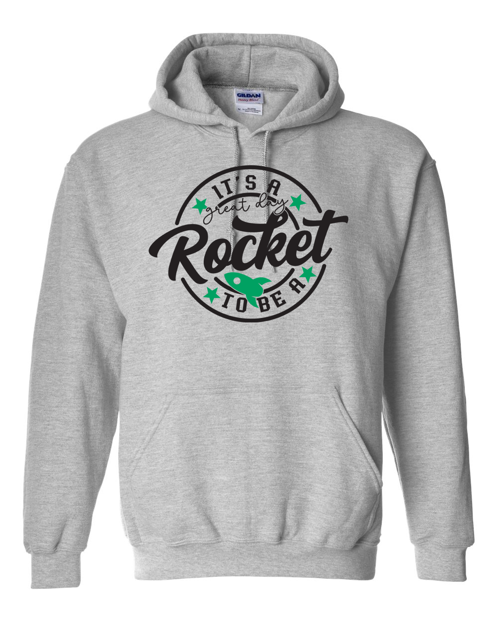 It's a Great Day to Be a Rocket Rock Falls Hoodie | RFHS Spirit Wear
