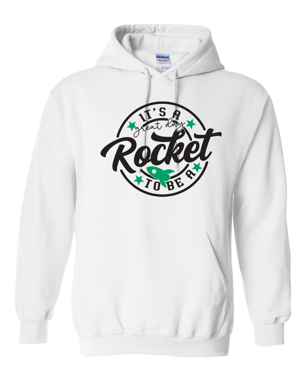 It's a Great Day to Be a Rocket Rock Falls Hoodie | RFHS Spirit Wear