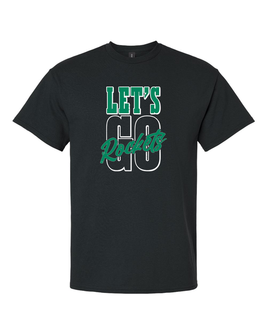 Let's Go Rockets Rock Falls T-Shirt | RFHS Spirit Wear