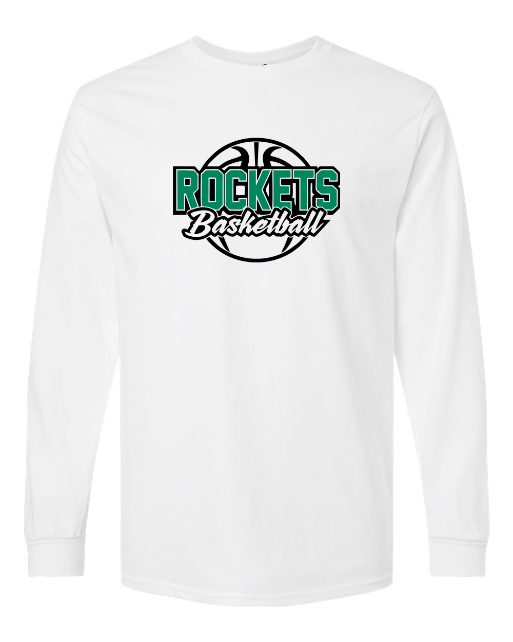 Rock Falls Rockets Basketball Long Sleeve Shirt | RFHS Spirit Wear