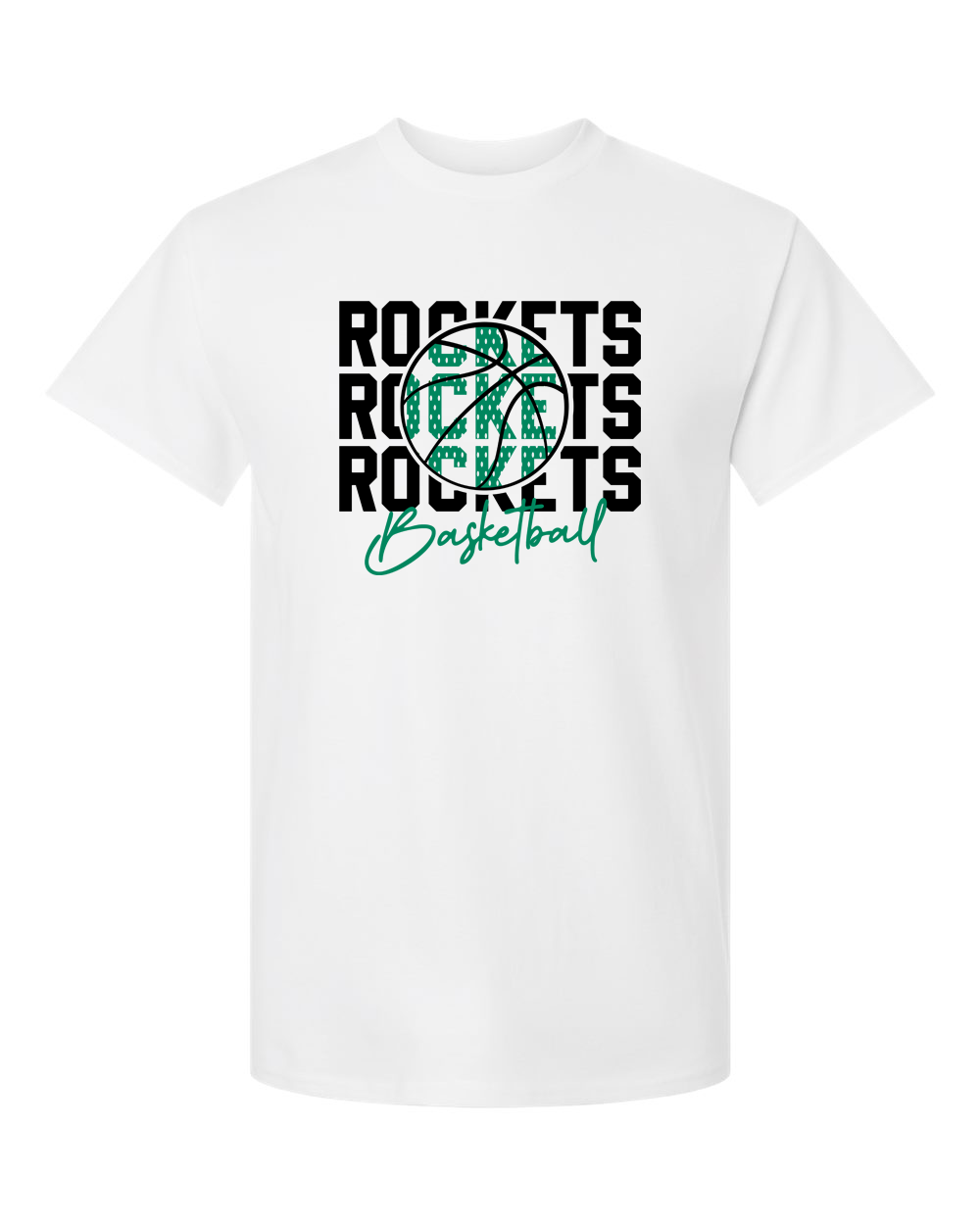 Rock Falls Rockets Basketball Jersey T-Shirt | RFHS Spirit Wear
