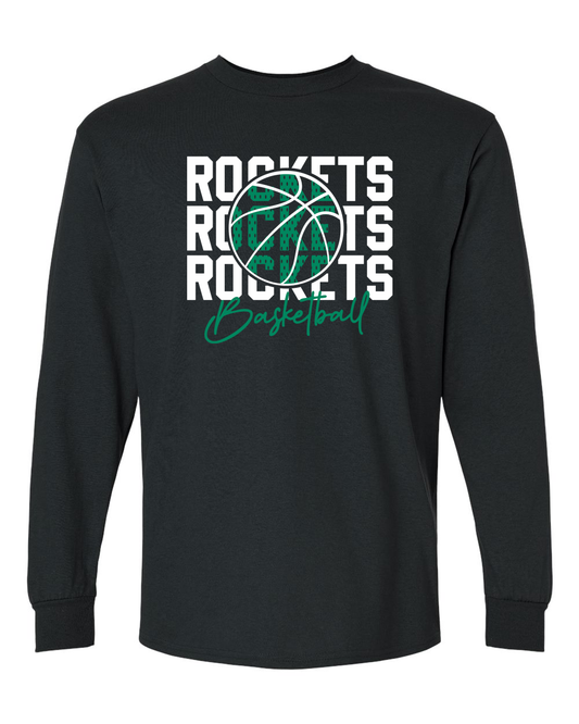 Rock Falls Rockets Basketball Jersey Long Sleeve Shirt | RFHS Spirit Wear
