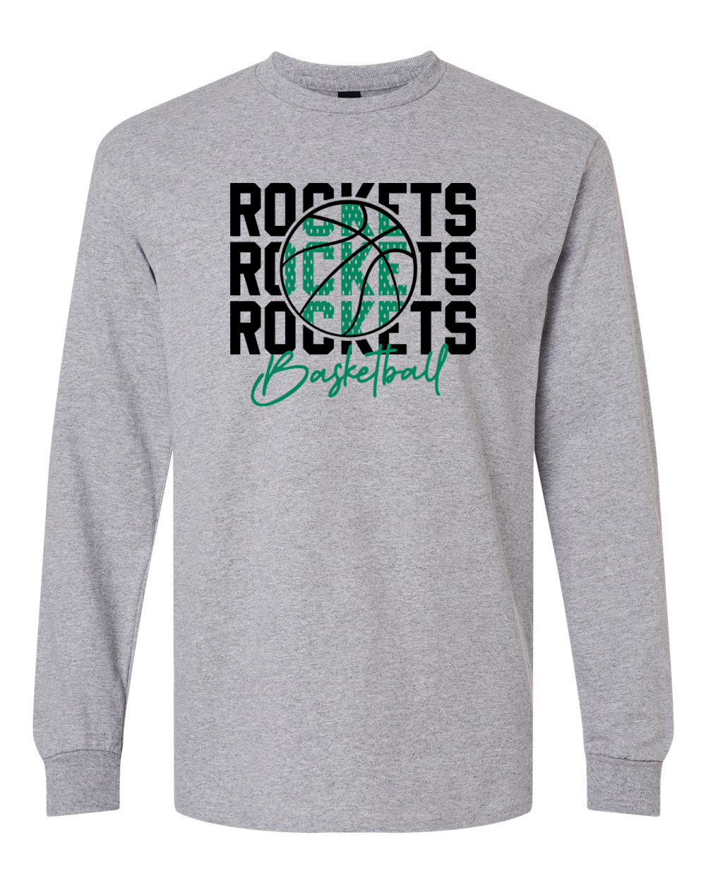 Rock Falls Rockets Basketball Jersey Long Sleeve Shirt | RFHS Spirit Wear