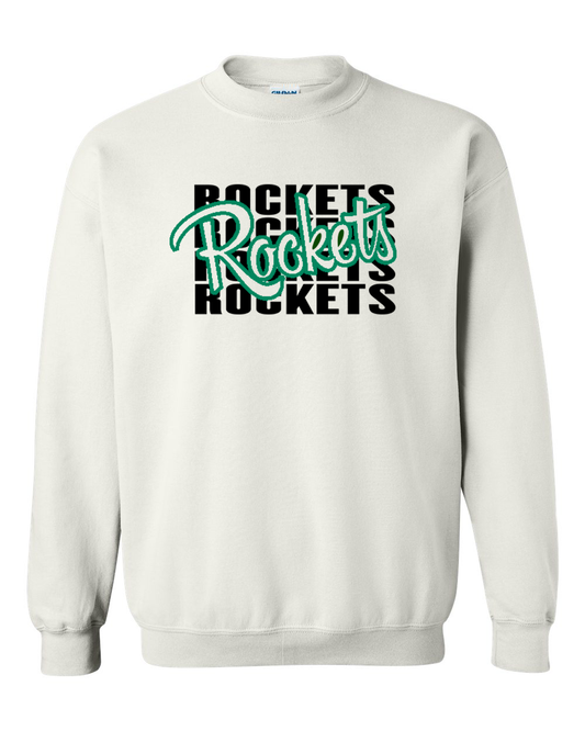 Rockets Repeat Rock Falls Rock Falls Crewneck Sweatshirt | RFHS Spirit Wear
