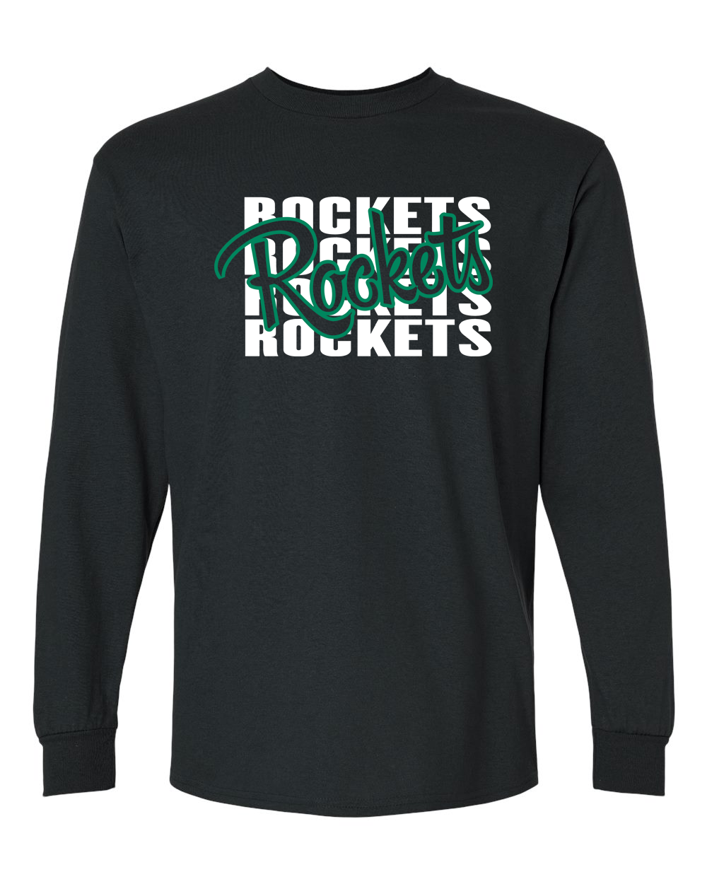 Rockets Repeat Rock Falls Long Sleeve Shirt | RFHS Spirit Wear