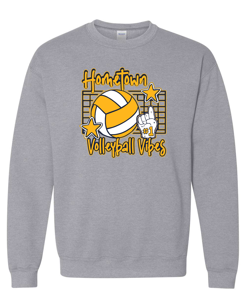 Sterling Hometown Volleyball Vibes Crewneck Sweatshirt | SHS Spirit Wear