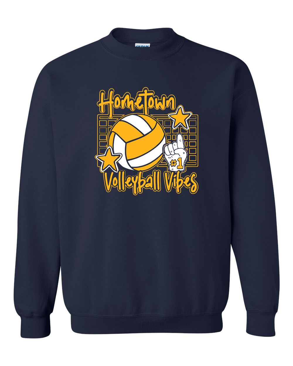 Sterling Hometown Volleyball Vibes Crewneck Sweatshirt | SHS Spirit Wear