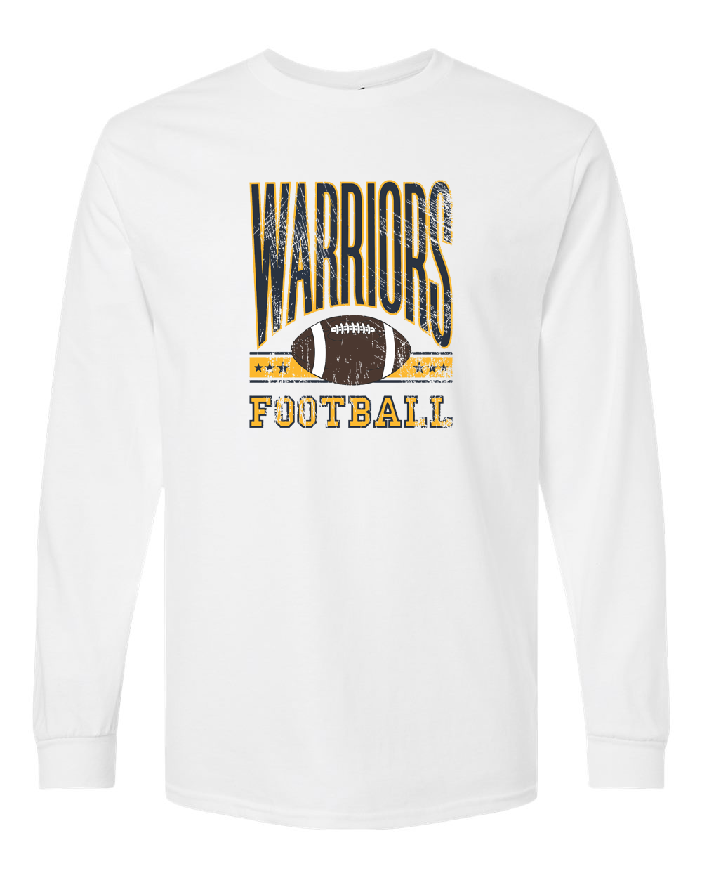Sterling Warriors Vintage Football Long Sleeve Shirt | SHS Spirit Wear
