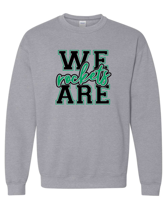 We Are Rockets Rock Falls Crewneck Sweatshirt | RFHS Spirit Wear