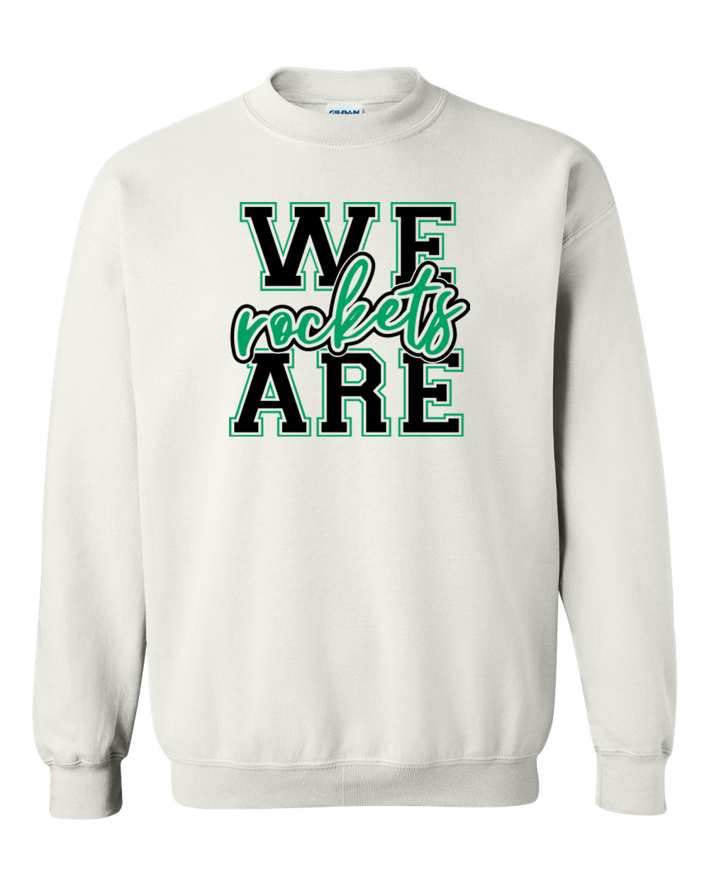 We Are Rockets Rock Falls Crewneck Sweatshirt | RFHS Spirit Wear