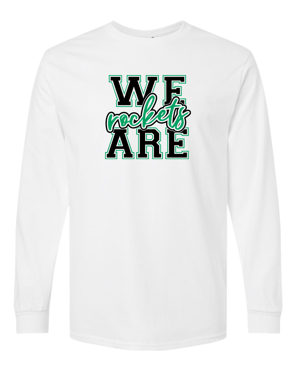 We Are Rockets Rock Falls Long Sleeve Shirt | RFHS Spirit Wear – JJM ...